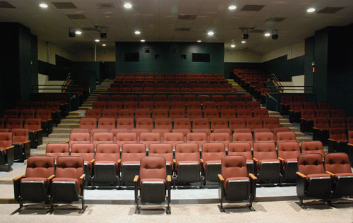 Photo of the Seating for the Drury Stage