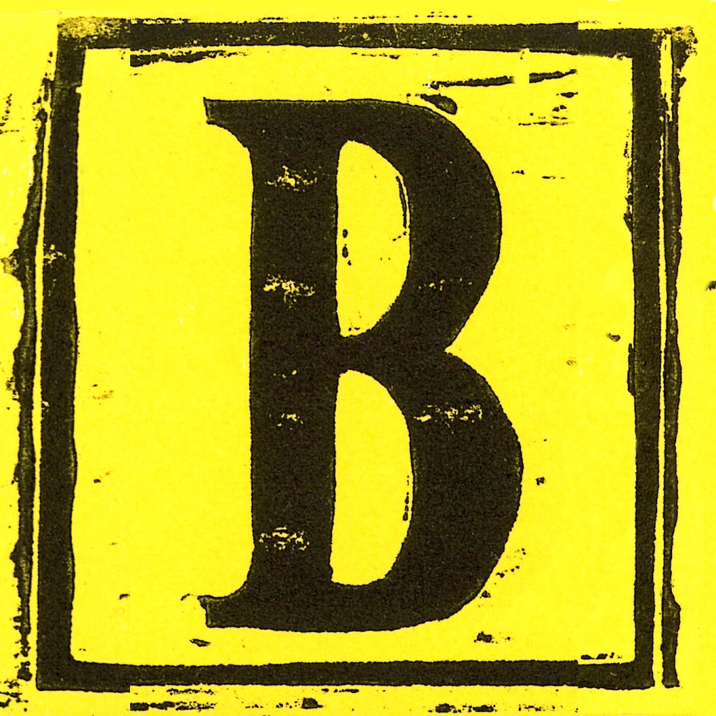 The Square Logo of a B for the Bartell Theatre