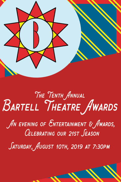 The Bartell Theatre Awards Poster